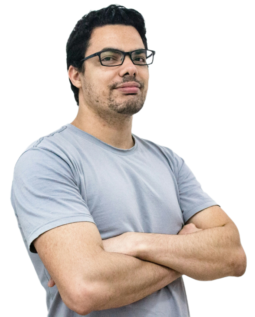 Mann mit Brille